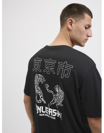 CAMISETA M/C UNLEASH YOUR INNER TIGER 12278533 JJMIKO TEE SS CREW NECK