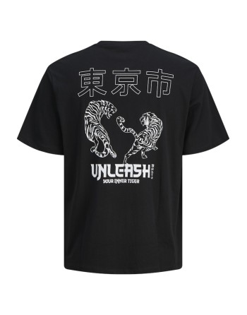 CAMISETA M/C UNLEASH YOUR INNER TIGER 12278533 JJMIKO TEE SS CREW NECK