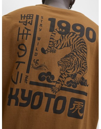 CAMISETA M/C UNLEASH YOUR INNER TIGER 12278533 JJMIKO TEE SS CREW NECK