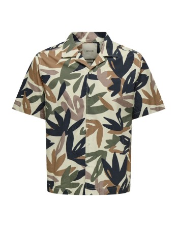 CAMISA M/C REGULAR ESTAMPADA 22033625 ONSSAVELI SS AOP SHIRT 0309