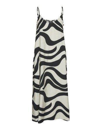 VESTIDO LARGO TIRANTE FINO ESTAMPADO DOS COLORES 10321787 VMLEA LONG SINGLET DRESS WVN EXP SB4 GA
