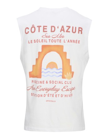 CAMISETA SIN MANGAS ANTIBES ORIGINALS 12277567 JORCANGGU BACK GRAPHIC TEE SL CREW NECK