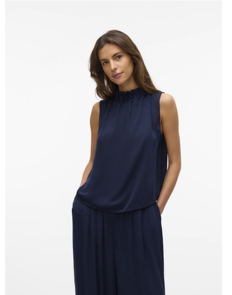 BLUSA SIN MANGAS CUELLO CERRADO 10331606 
