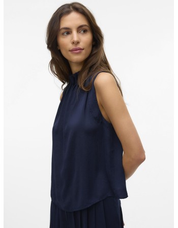 BLUSA SIN MANGAS CUELLO CERRADO 10331606 