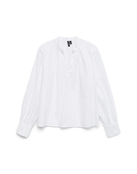 BLUSA M/L ANCHITA CUELLO V 10336937 VMFANNI LS V-NECK TOP WVN