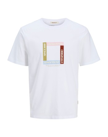 CAMISETA M/C JACK AND JONES BROUGHT TO YOU BY ORIG 12276944 JORTAVIRA BRANDING TEE SS CREW NECK