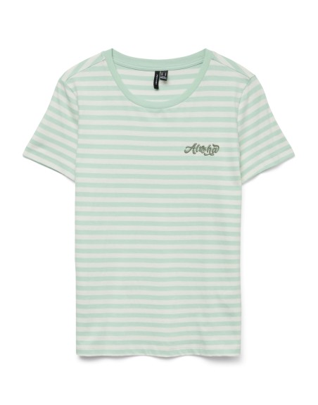 CAMISETA RAYA 10325330 VMSILKE FRANCIS SS TOP BOX JRS SPE GA