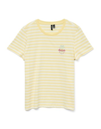 CAMISETA RAYA 10325330 VMSILKE FRANCIS SS TOP BOX JRS SPE GA