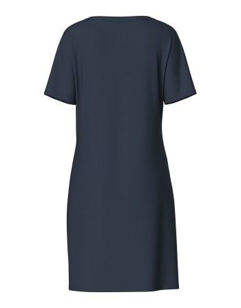 VESTIDO CORTO NUDO 17157438 PCANORA SS V-NECK KNOT DRESS JRS BC