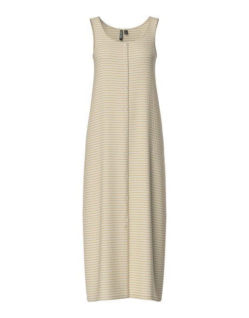 VESTIDO TIRANTE RAYA GLITTER 17157665 PCTAILER SL O-NECK BUTTON DRESS JRS FC