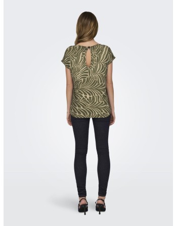 CAMISETA 15317118 ONLVIGGA S/S AOP TOP BOX JRS