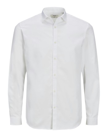CAMISA M/L BÁSICA SLIM 12201905 JPRBLACARDIFF SHIRT L/S NOOS