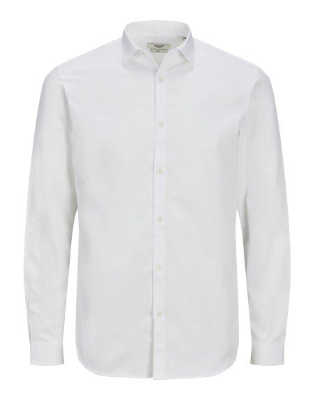 CAMISA M/L BÁSICA SLIM 12201905 JPRBLACARDIFF SHIRT L/S NOOS