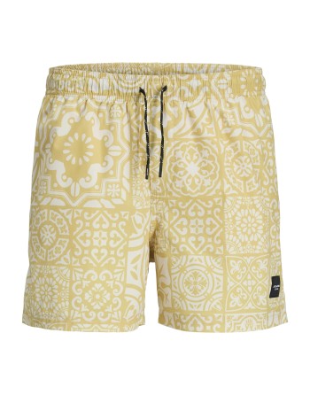 BAÑADOR ESTAMPADO CERÁMICO MEDITERRÁNEO 12277730 JPSTMAUI JJSWIM AOP TILES AKM