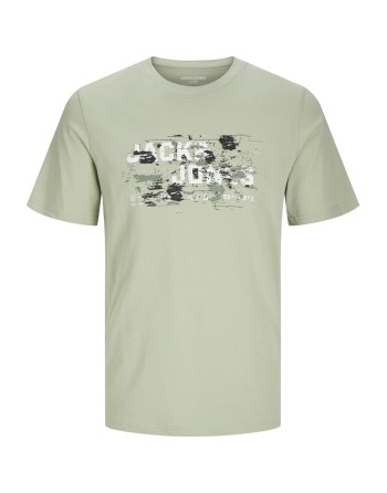 CAMISETA M/C LOGO JACK AND JONES TIPOGRAFÍA INDUST 12262560 JCOOUTDOOR LOGO TEE SS CREW NECK SN