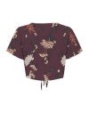 BLUSA AMARRE ABAJO 15264556 ONLKAYA LIFE LS RUCHING MESH TOP WVN