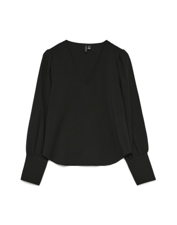 BLUSA M/L CUELLO V 10338288 VMESME LS V-NECK TOP WVN GA
