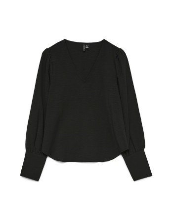 BLUSA M/L CUELLO V 10338288 VMESME LS V-NECK TOP WVN GA