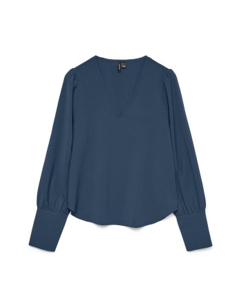 BLUSA M/L CUELLO V 10338288 VMESME LS V-NECK TOP WVN GA