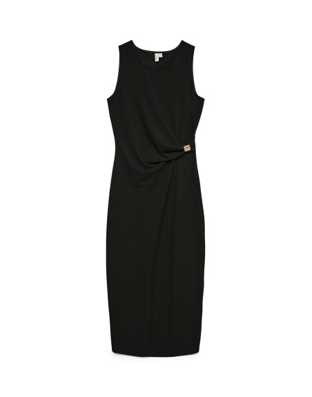 VESTIDO SIN MANGAS DETALLE DORADO CINTURA 10337644 VMHOSANNA S/L 7/8 DRESS JRS BTQ GA