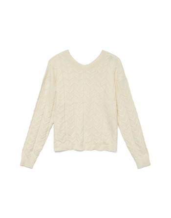JERSEY REVERSIBLE CUELLO REDONDO BOTONES 10310711 VMTILDA LS O-NECK 2WAY PULLOVER BOO