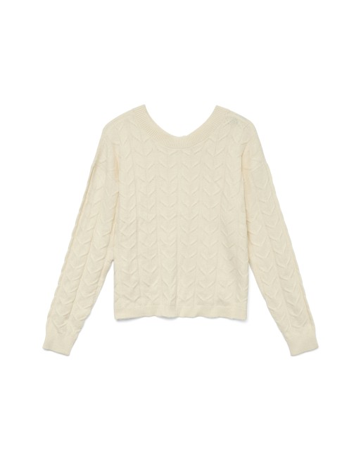 JERSEY REVERSIBLE CUELLO REDONDO BOTONES 10310711 VMTILDA LS O-NECK 2WAY PULLOVER BOO