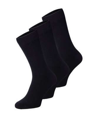 PACK 3 CALCETINES LARGOS ARRUGADO 12022977 3-PACK COTTON SOCK FIPO NOOS