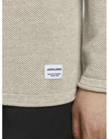 JERSEY PUNTO FINO BASICO 12157321 JJEHILL KNIT CREW NECK NOOS