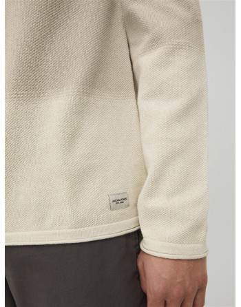 JERSEY PUNTO FINO BASICO 12157321 JJEHILL KNIT CREW NECK NOOS