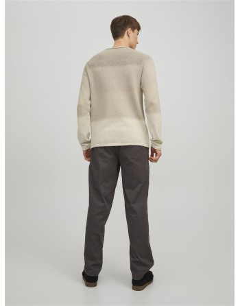 JERSEY PUNTO FINO BASICO 12157321 JJEHILL KNIT CREW NECK NOOS