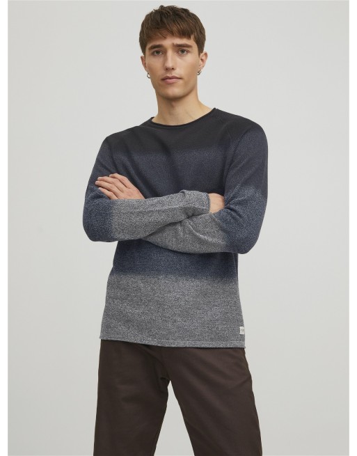 JERSEY PUNTO FINO BASICO 12157321 JJEHILL KNIT CREW NECK NOOS